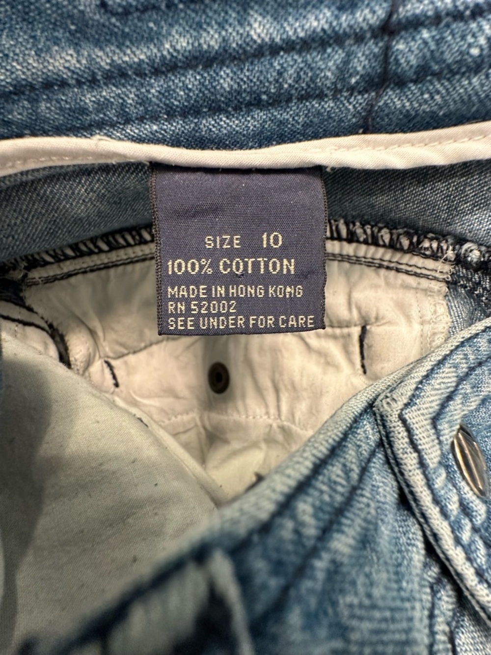 Vintage Liz Claiborne High Rise Pleated Cargo Jeans Cottagecore Gorpcore - Picture 6 of 6
